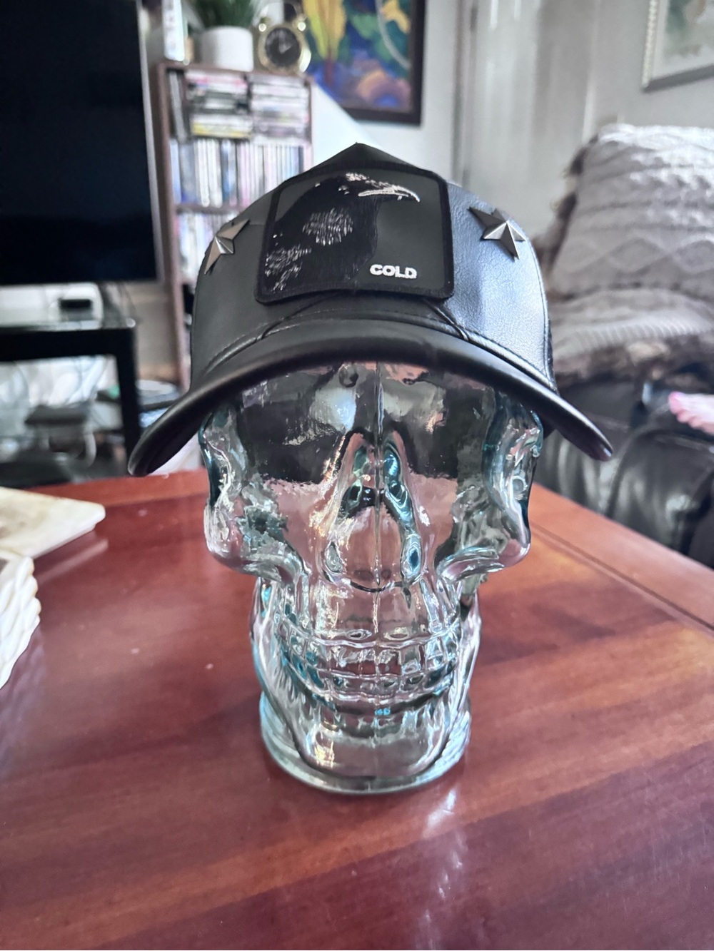 Goorin Bros. “TOUGH BONES” Cold Leather Trucker Hat. Mesh SnapBack NWT